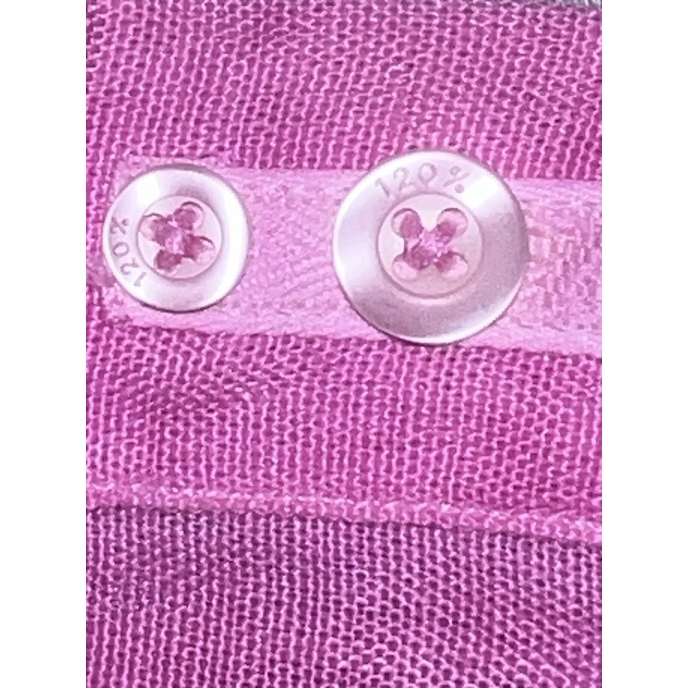 120 lLno shirt Men's XL Long Sleeve Button‎ up Pink Linen Pocket 100% Linen - Picture 7 of 16